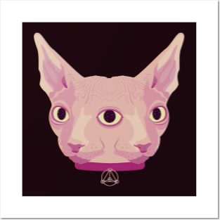 Two-Faced Sphynx From Outer Space Posters and Art